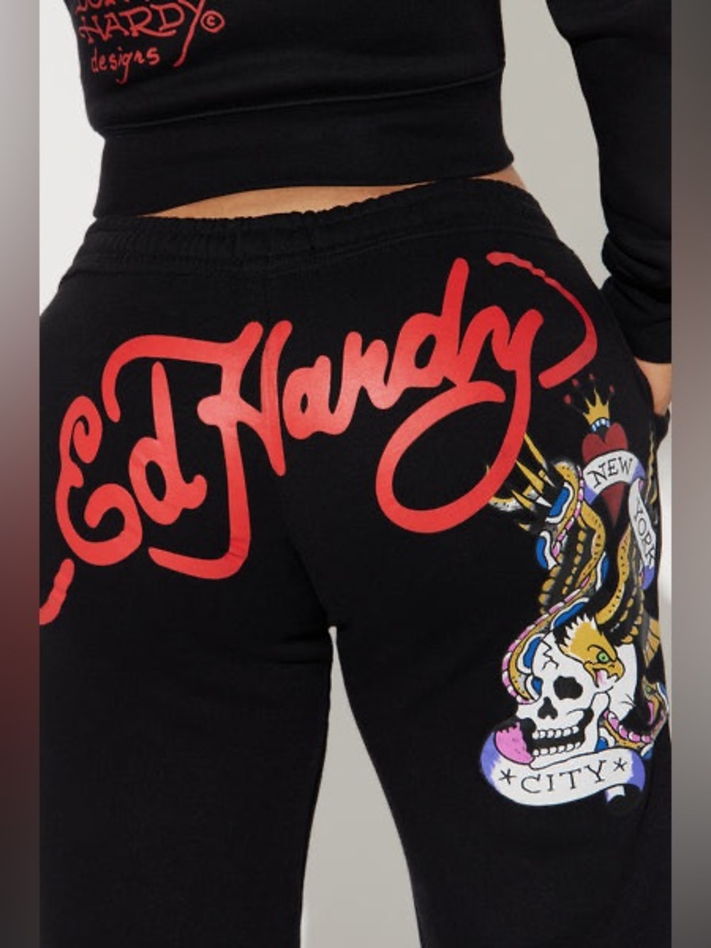 Women’s Ed Hardy NYC Wide Leg Pant size 1x